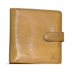 Auth Louis Vuitton Epi Leather Bifold Wallet Yellow & Purple Refurbished France